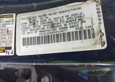 2005 Pontiac Vibe z USA, uszkodzony, nr VIN 5Y2SL63805Z414077